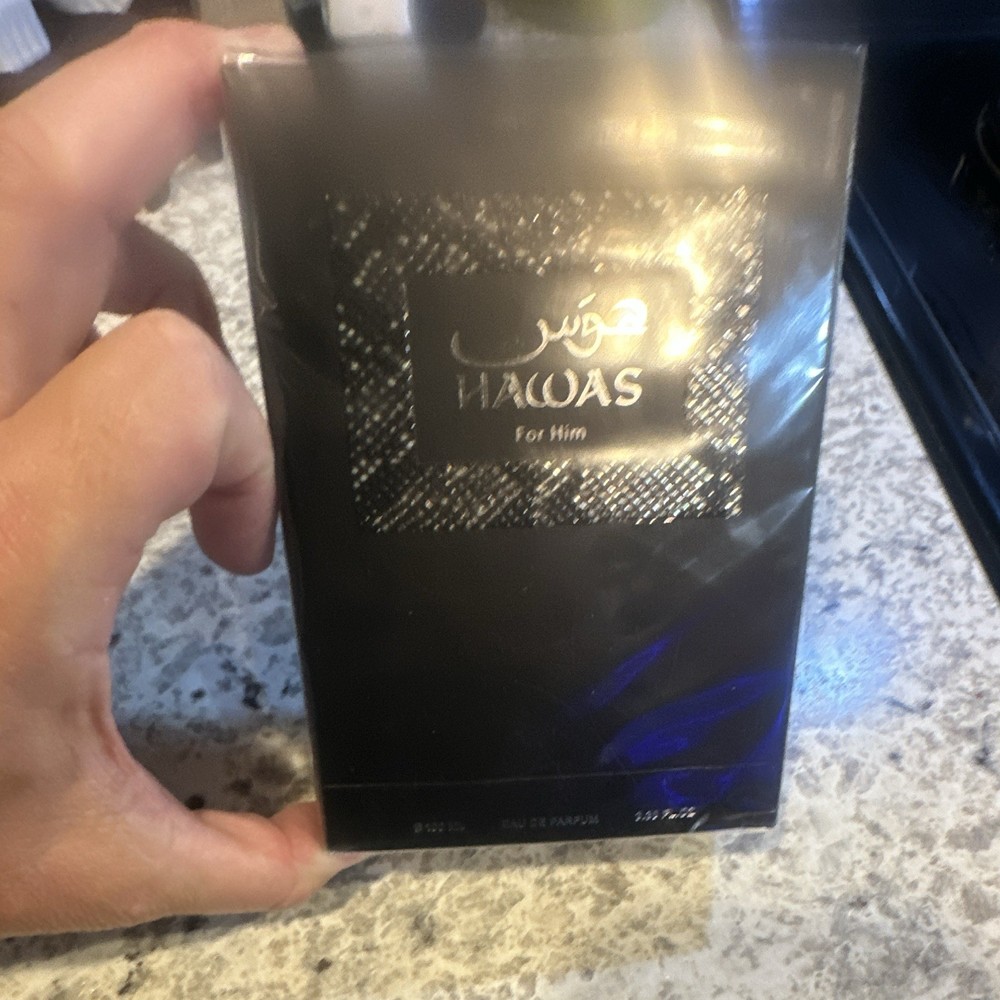 Rasasi Hawas for Him Eau de Parfum Spray, Regular Size 3.4 fl oz