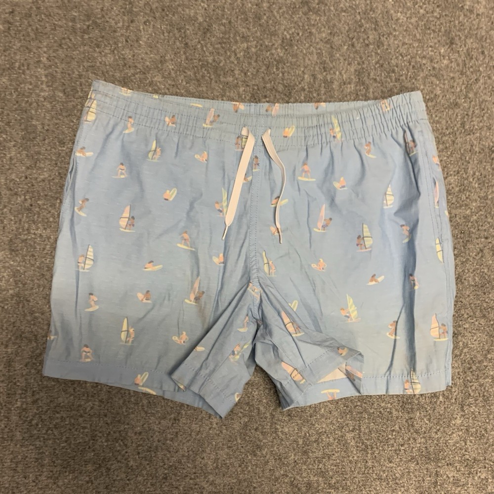 Chubbies Men's Shorts Sz Small Sz S Drawstring Swim Trunks Board
