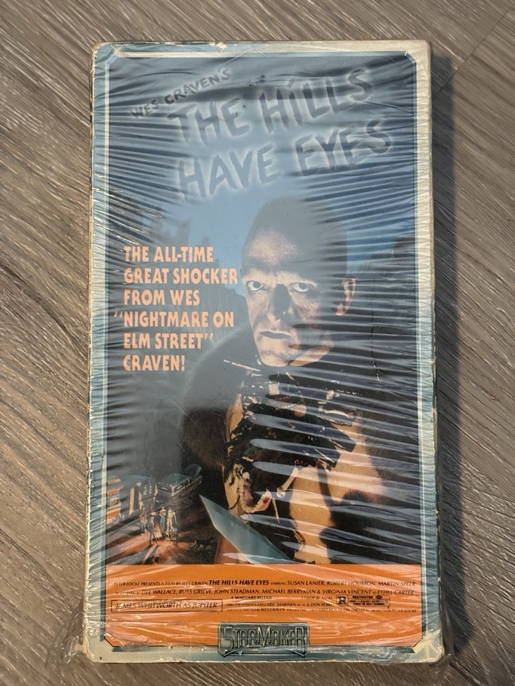 The Hills Have Eyes 1990 VHS Video Movie Wes Craven Michael Berryman In Shrink