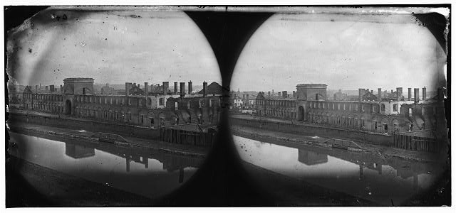 Photo:Richmond Virginia Ruins of State Arsenal Civil War 1865 Stereograph