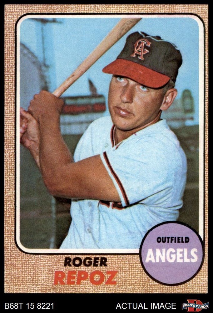 1968 Topps #587 Roger Repoz Angels 4 - VG/EX