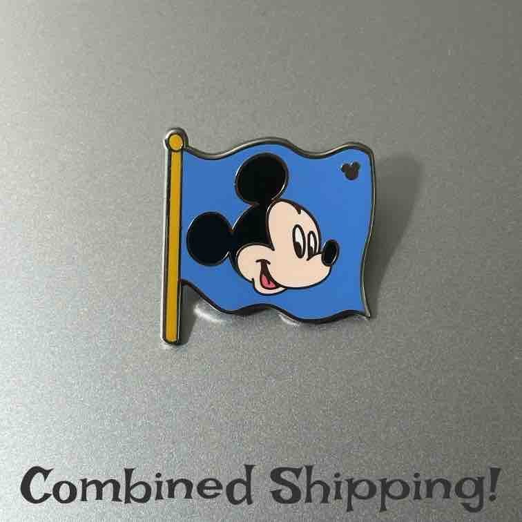 Authentic Disney WDW Haunted Mansion Mickey Flag Pin U5 65896
