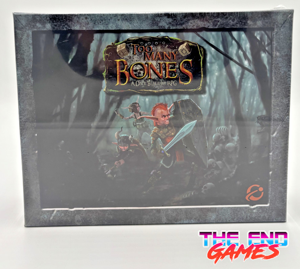 Too Many Bones: A Dice Building RPG. New/Sealed HOT SALE! msrp