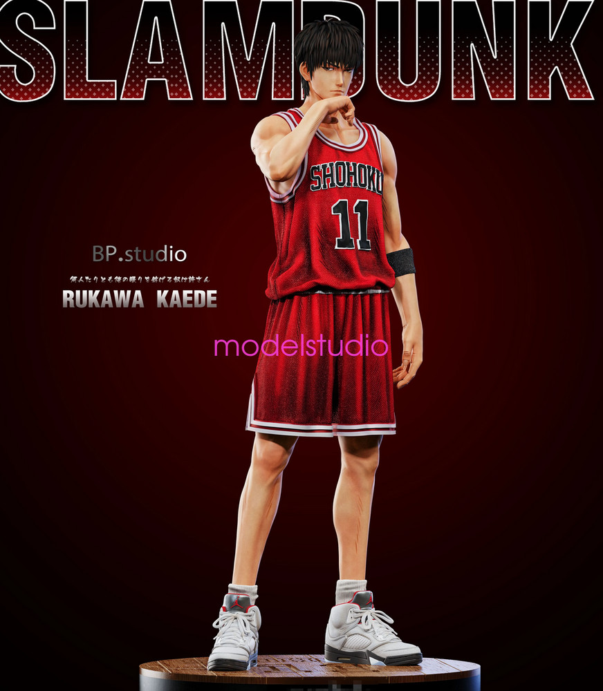 BP Studio Slam Dunk Kaede Rukawa Resin Model Painted Statue Pre-order 1/6