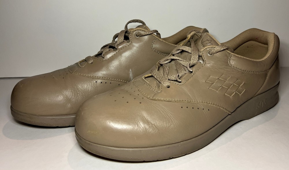 SAS Tripad Comfort Walking Shoe Women’s Size 9 N Beige Leather