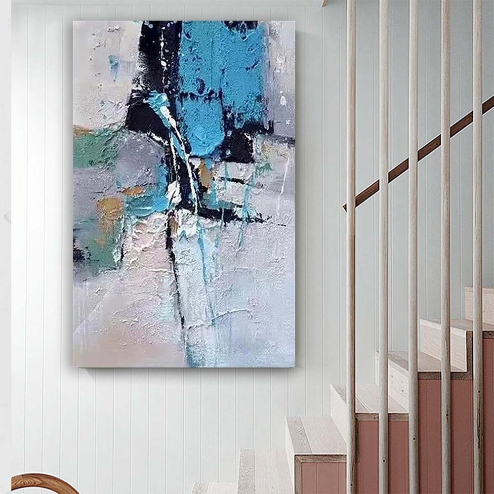 Custom Handmade Canvas Oil Painting Frameless Wall Art Decor Modern #478