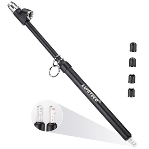 12'' Dual Head Tire Pressure Gauge, Heavy Duty Truck Tire Gauge Range 10