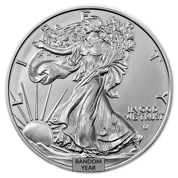 $1 American Silver Eagle 1 oz Random Year TYPE 1