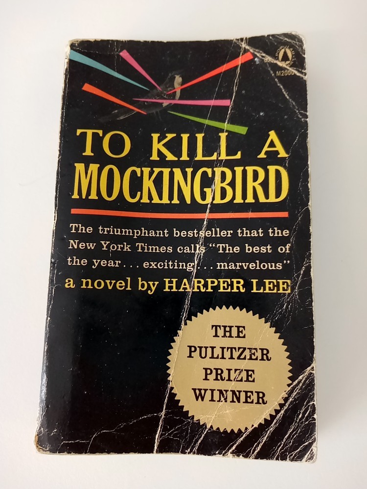 To Kill A Mockingbird Book Novel by Harper Lee 1962 Popular Vintage Paperback
