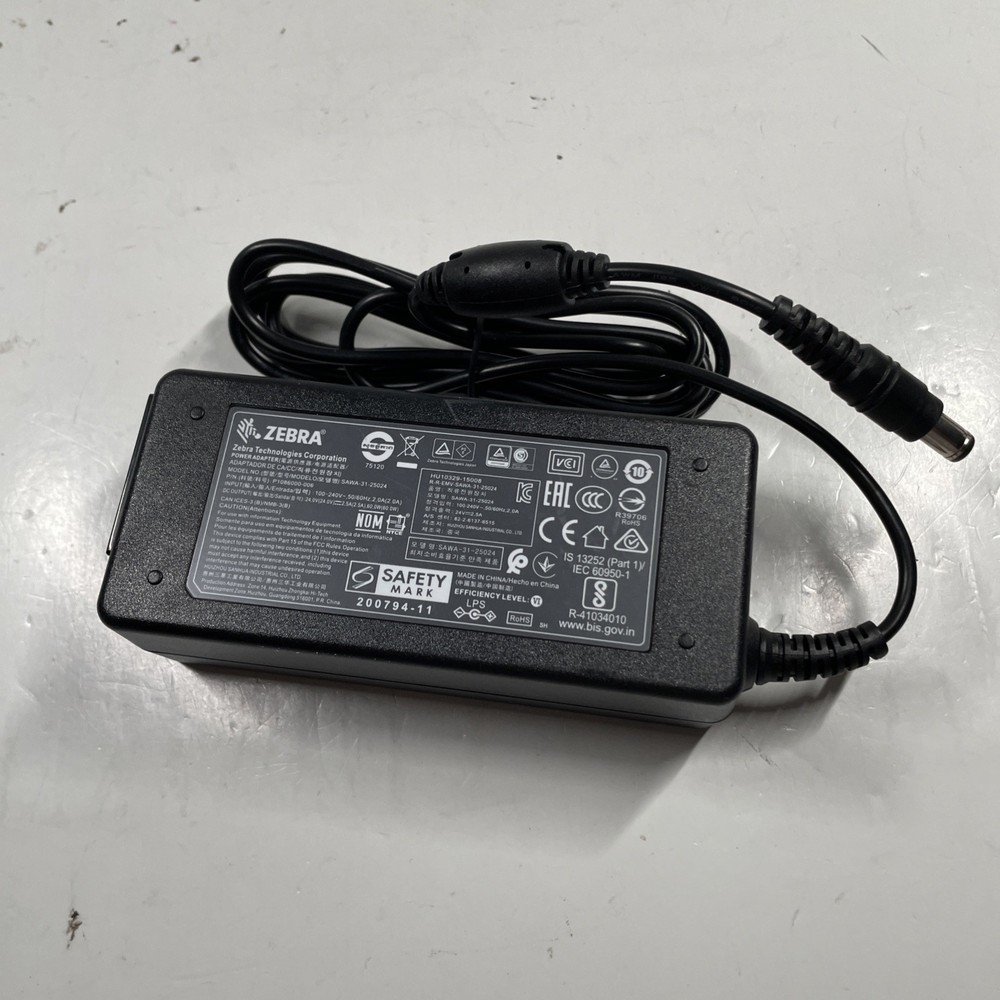 Original Zebra P1076001-006 Sawa-52-312524  Ac Adapter Power Supply 24V 75W