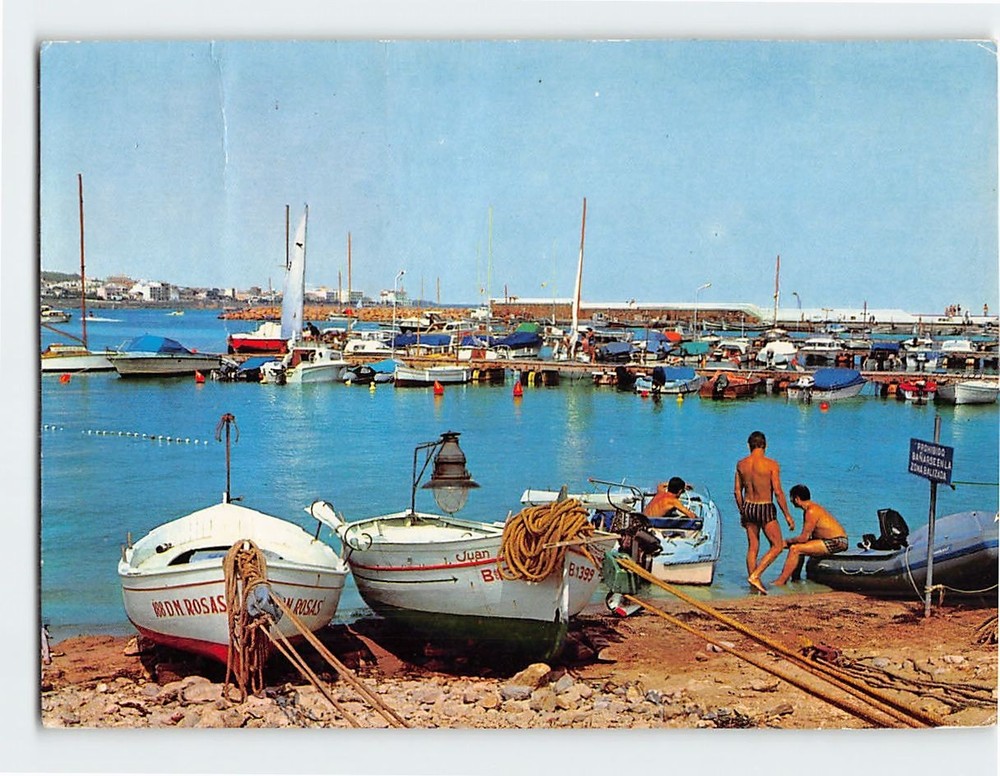Postcard Club Nautico La Escala Spain