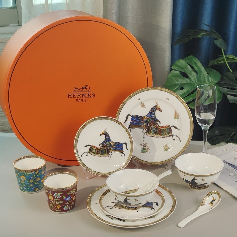 Hermes Horse series Plate Set 10pcs