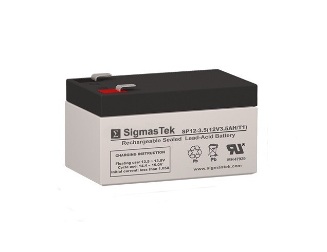 B&B Battery BP3.6-12 Replacement SLA Battery by SigmasTek