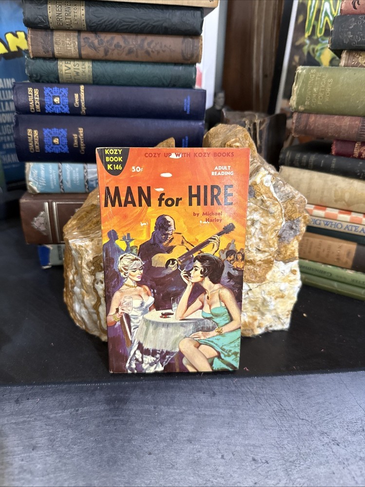 MAN for HIRE by Michael Harley KOZY Book K 146 GGA Sleaze PB 1961 Vintage