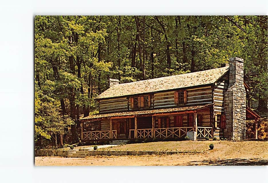 Postcard The Chief John Ross House Rossville Georgia USA
