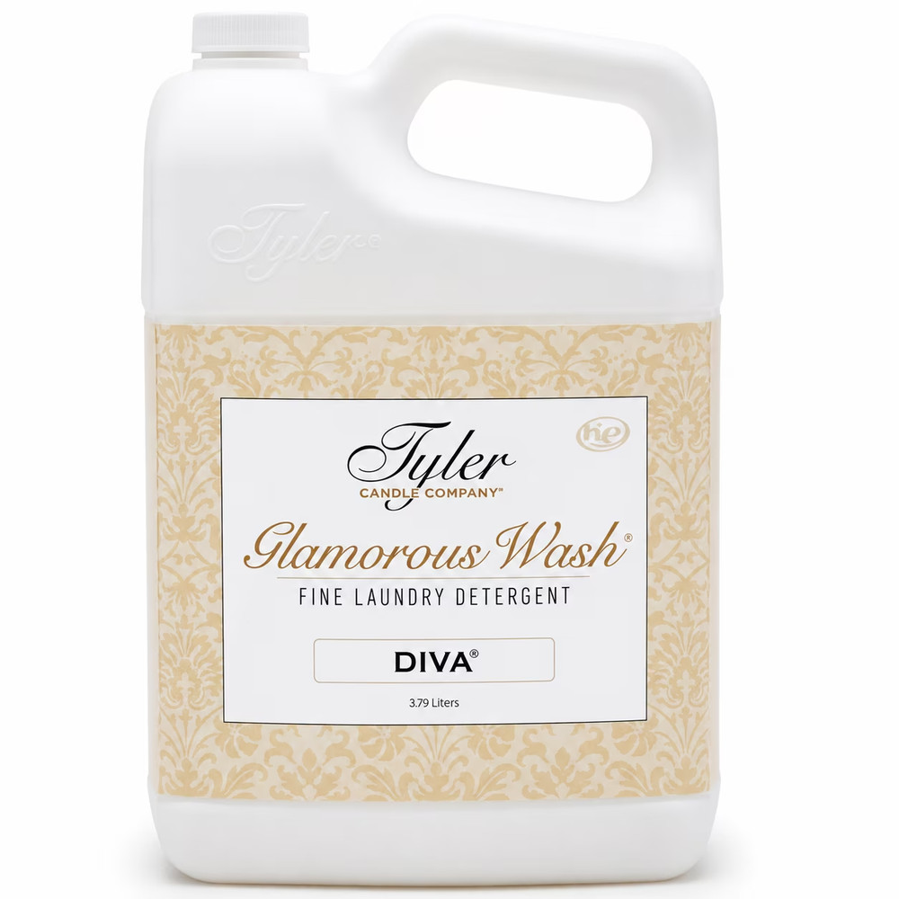 Tyler Candle Diva Glamorous Wash Liquid Laundry Detergent, 48 Loads, 128 fl oz