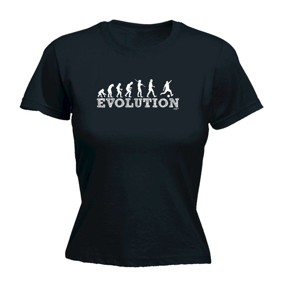 Evolution Football - Womens T Shirt Funny T-Shirt Novelty gift tshirt
