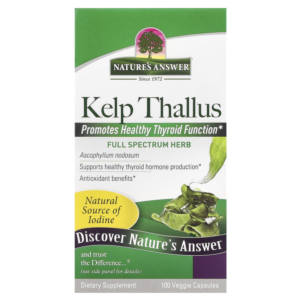 Kelp Thallus, 250 mg, 100 Veggie Capsules