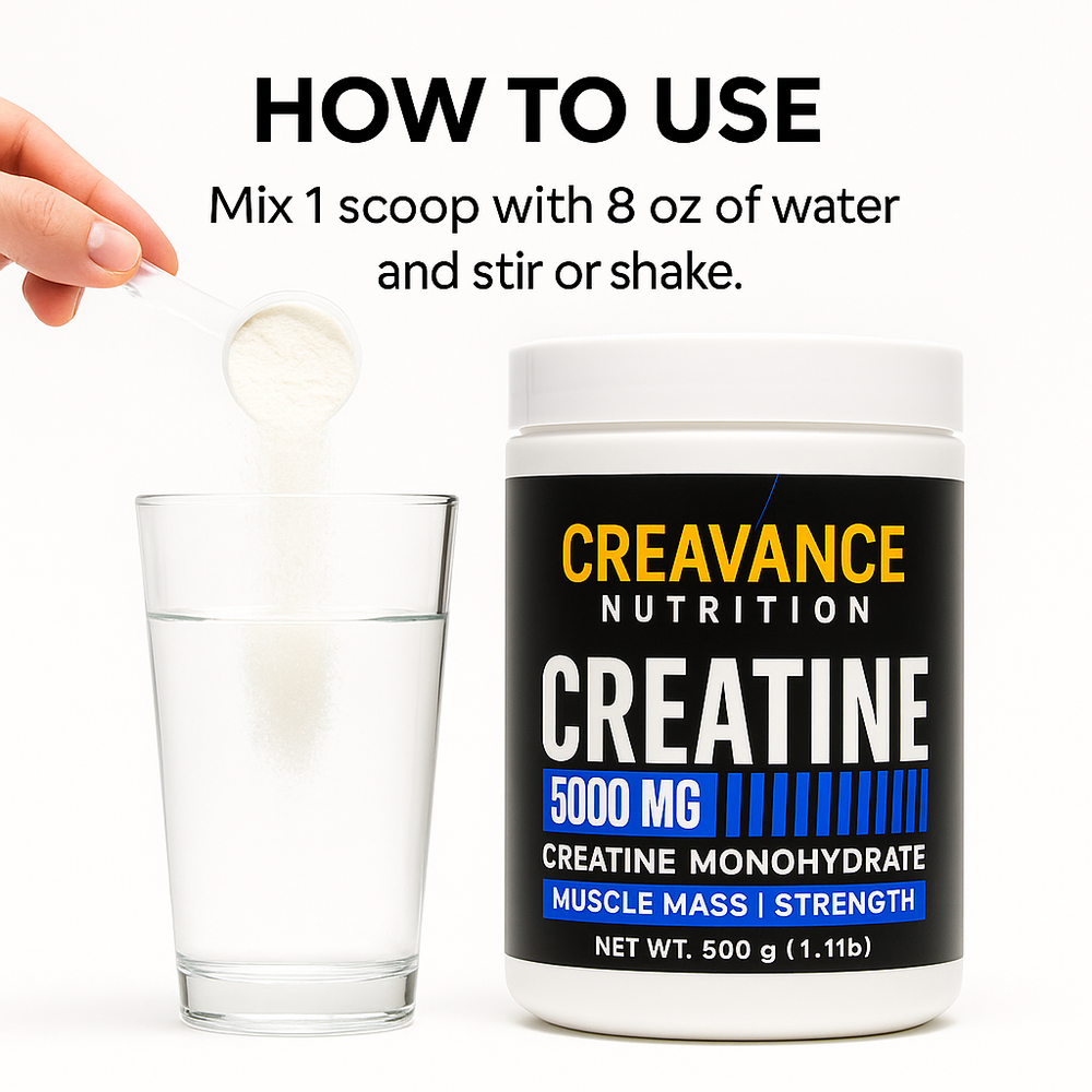 Creatine Supplements Creatine Monohydrate 500g – Pure Micronized Powder – Streng