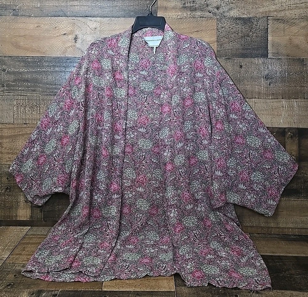 Anthropologie Andersen & Lauth Kimono One Size Floral Fairycore Boho Cottagecore