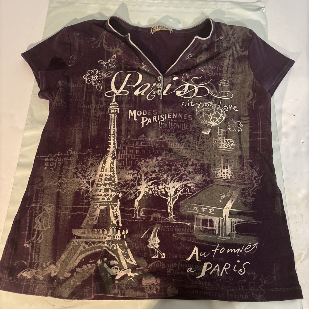 Blue Canyon Paris Top Womens Sz PX