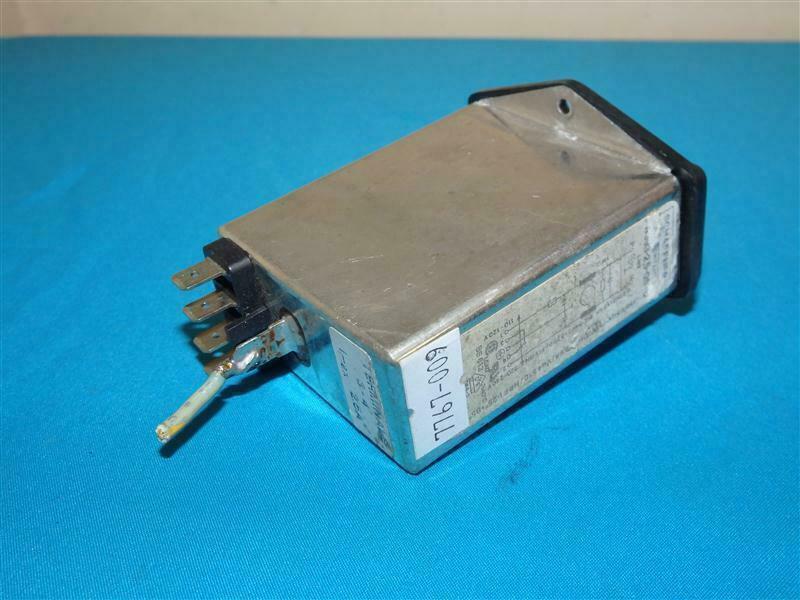 Schaffner FN393-2,5-05-12 AC Power Entry Module 110/250VAC