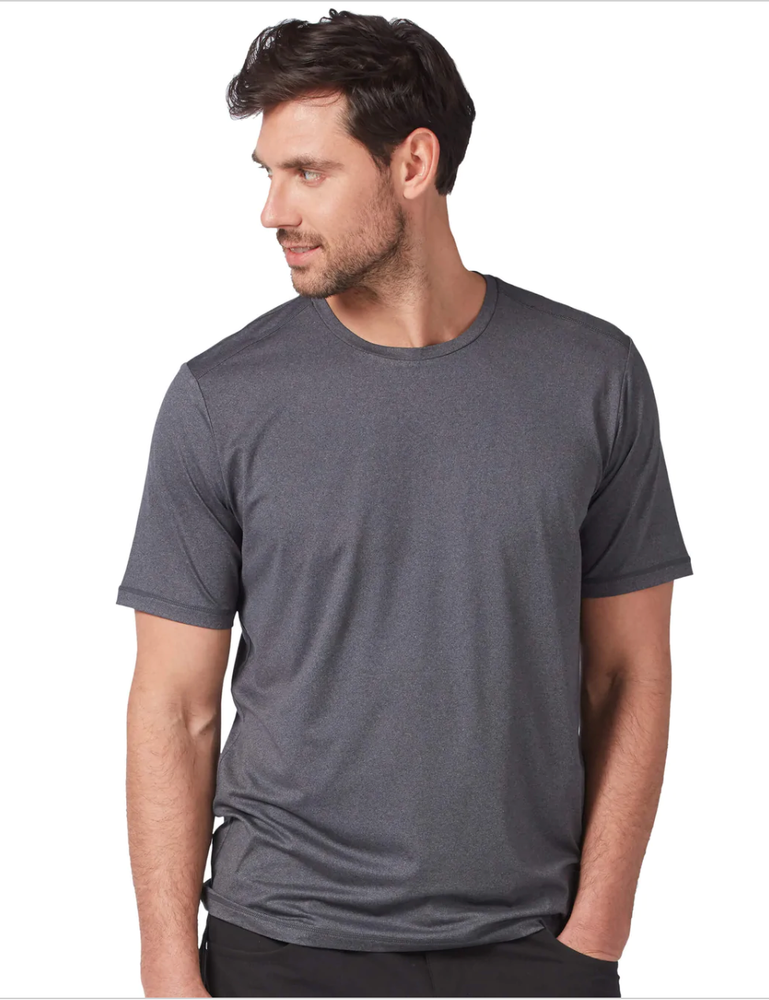 Mens T-Shirts Size M Free Country Microtech Chill Cooling Crew Tee