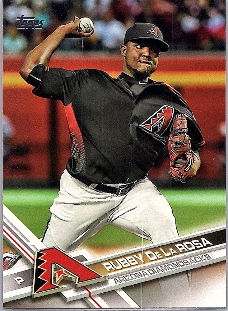 2017 Topps #231 Rubby De La Rosa Arizona Diamondbacks