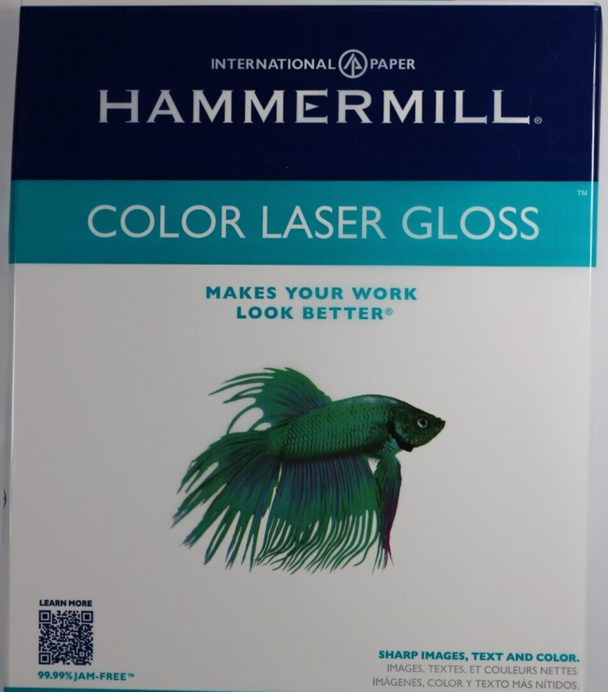 Photo Paper Color Laser Gloss Hammermill 8-1/2