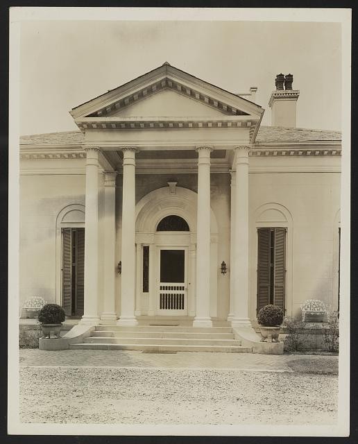 Natchez Mississippi Monteigne Mansion 1938 Greek Revival Home Columns