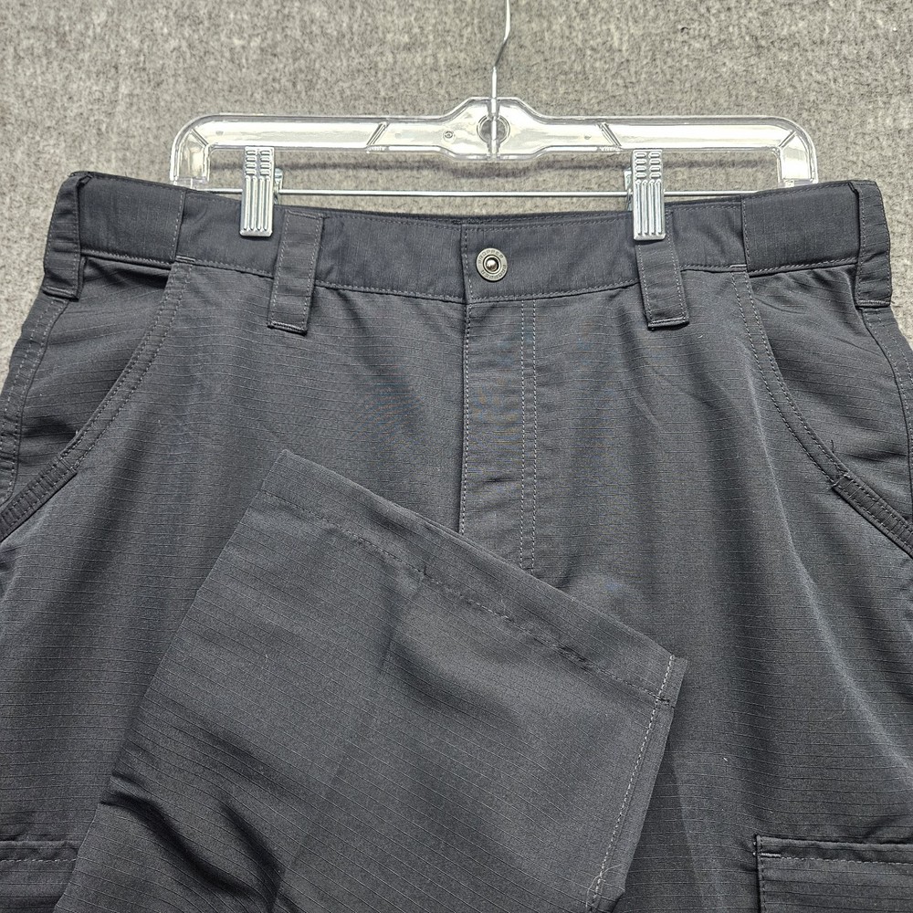 Propper Men's Black Cargo Pants with Side Pockets and Elastic Waistband 34/36