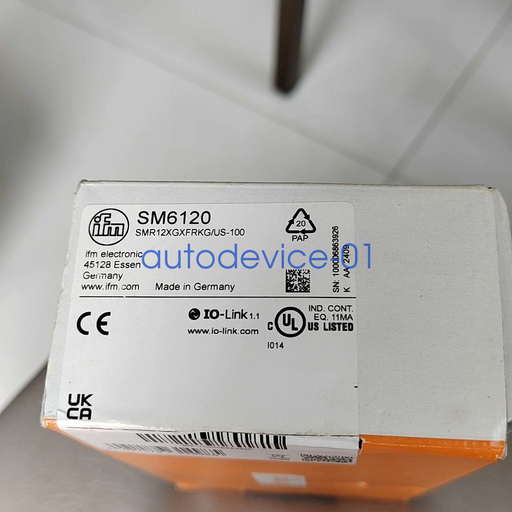 1PC Brand New IFM SM6120 Electromagnetic Flow Meter DHL/FedEx