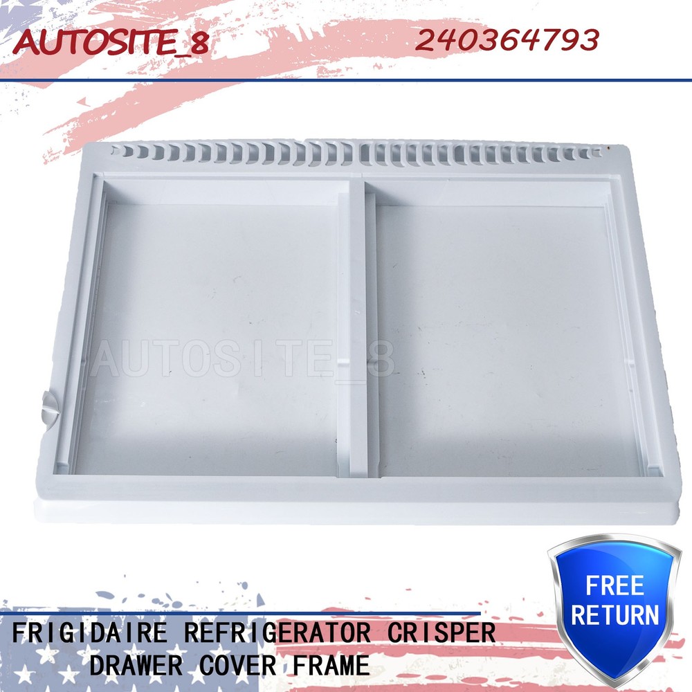 Frigidaire Refrigerator Crisper Drawer Cover Frame 240364793