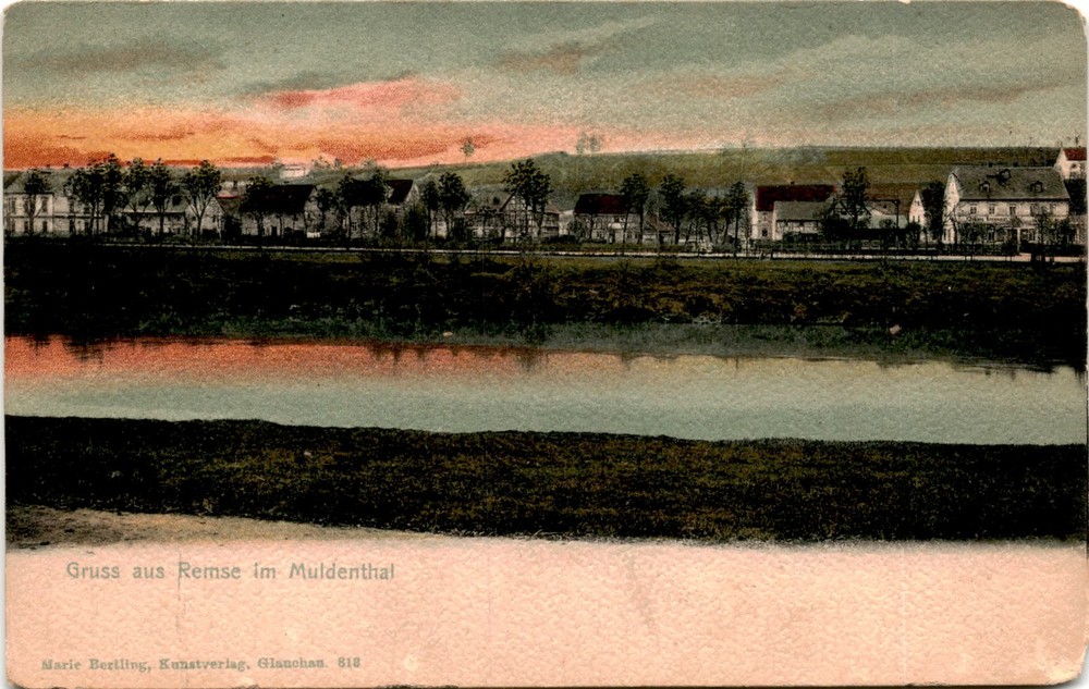 Remse, Muldenthal, Marie Bertling, Kunstverlag, Glauchan, Postcard