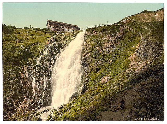 Photo:Elbfall,Riesengebirge,Germany