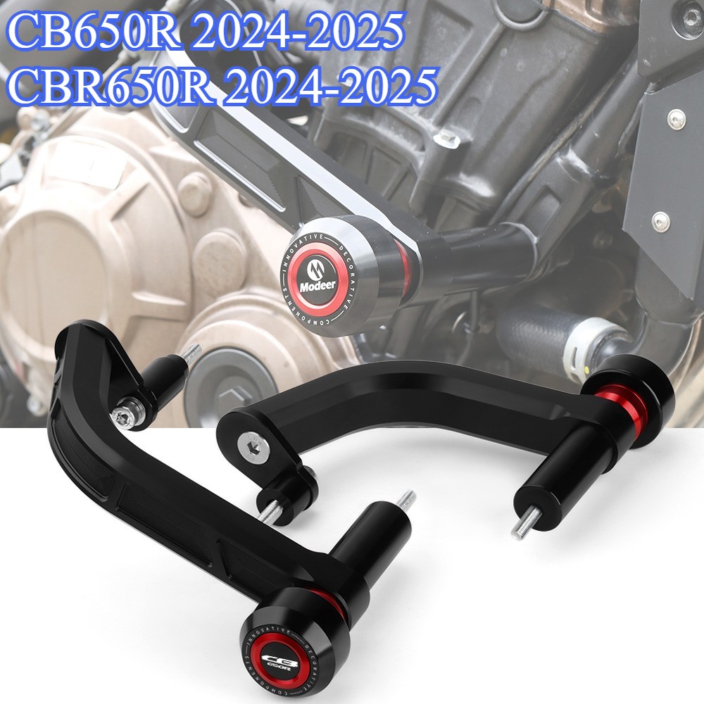 For Honda CB650R CBR650R 2024 2025 CNC Frame Sliders Crash Protector Falling Pad