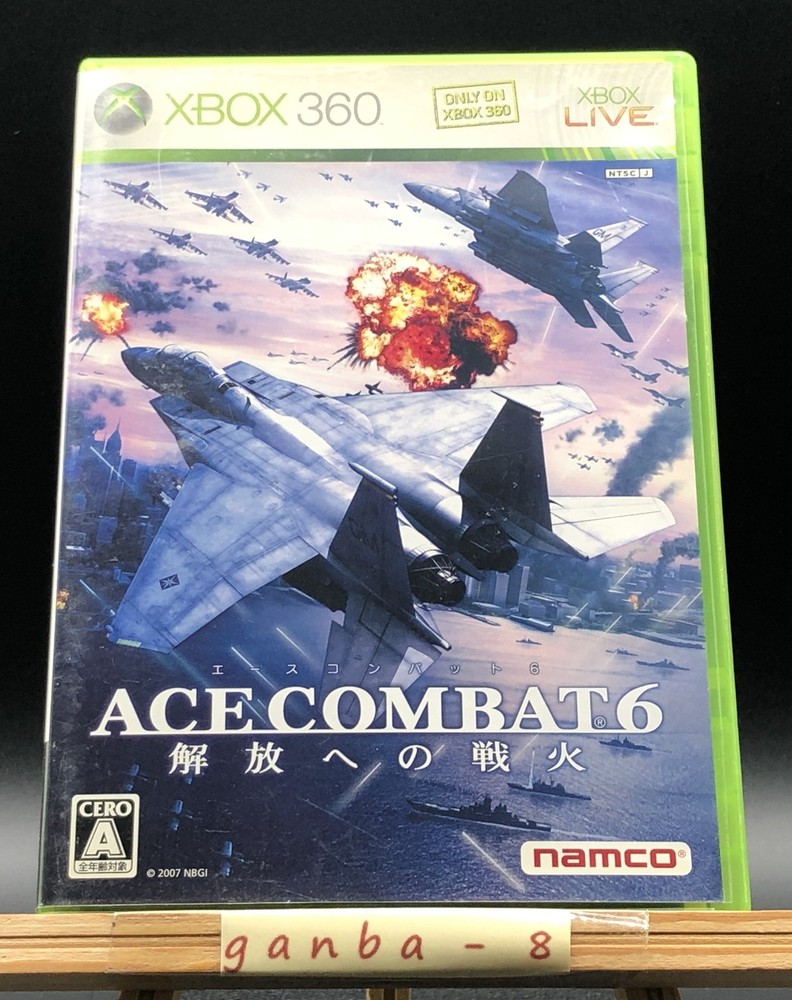 Ace Combat 6: Fires of Liberation (Microsoft Xbox 360,2007) from japan-image