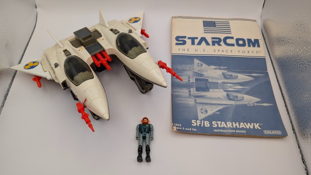 Coleco Starcom 1987 SF B Starhawk Fighter Bomber - Complete