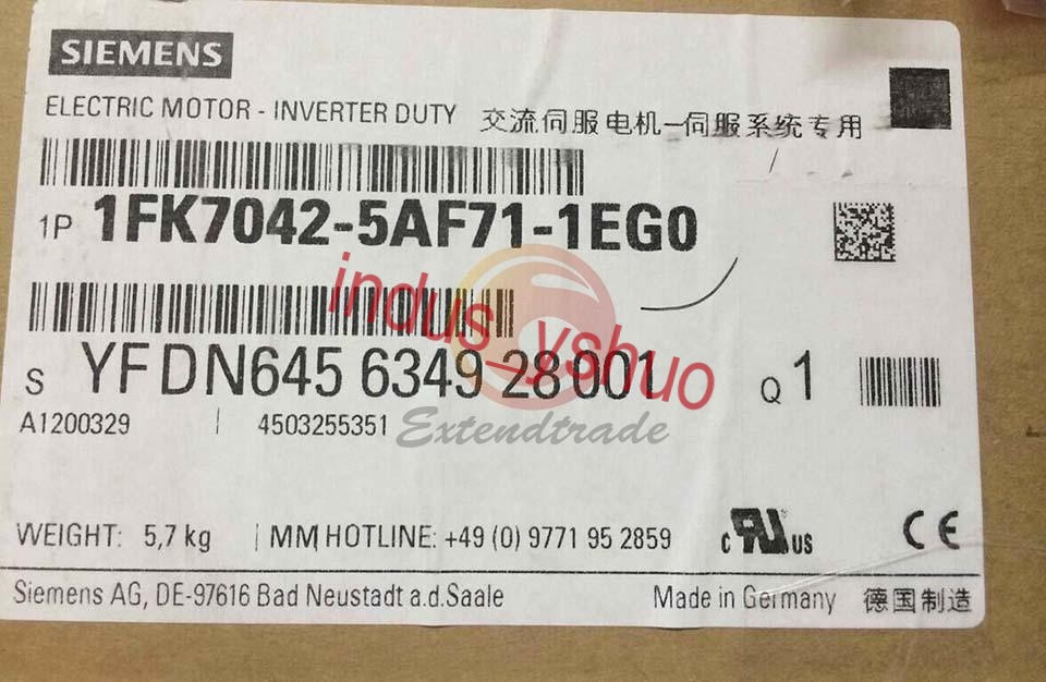 1PCS NEW SIEMENS Servo Motor 1FK7042-5AF71-1EG0