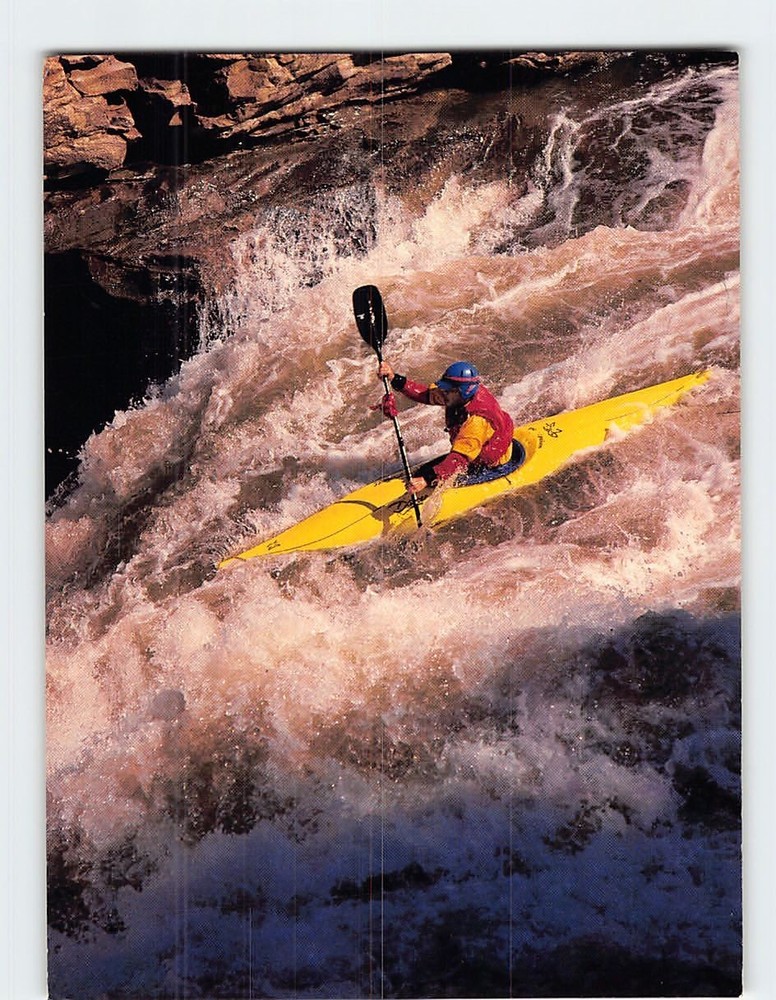 Postcard Kayacker Big Sandy River Breaks Interstate Park Breaks Virginia USA