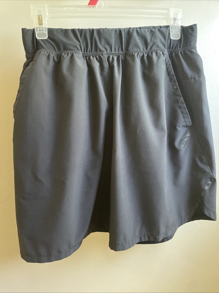 Men’s Asics Black Training Shorts 7” Inseam Unlined Size Medium