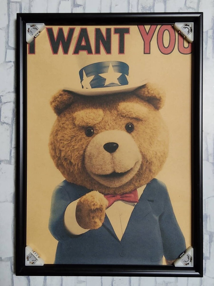 Can be together Ted Mark Wahlberg Poster fire_【Tags Movie Interior】 aC