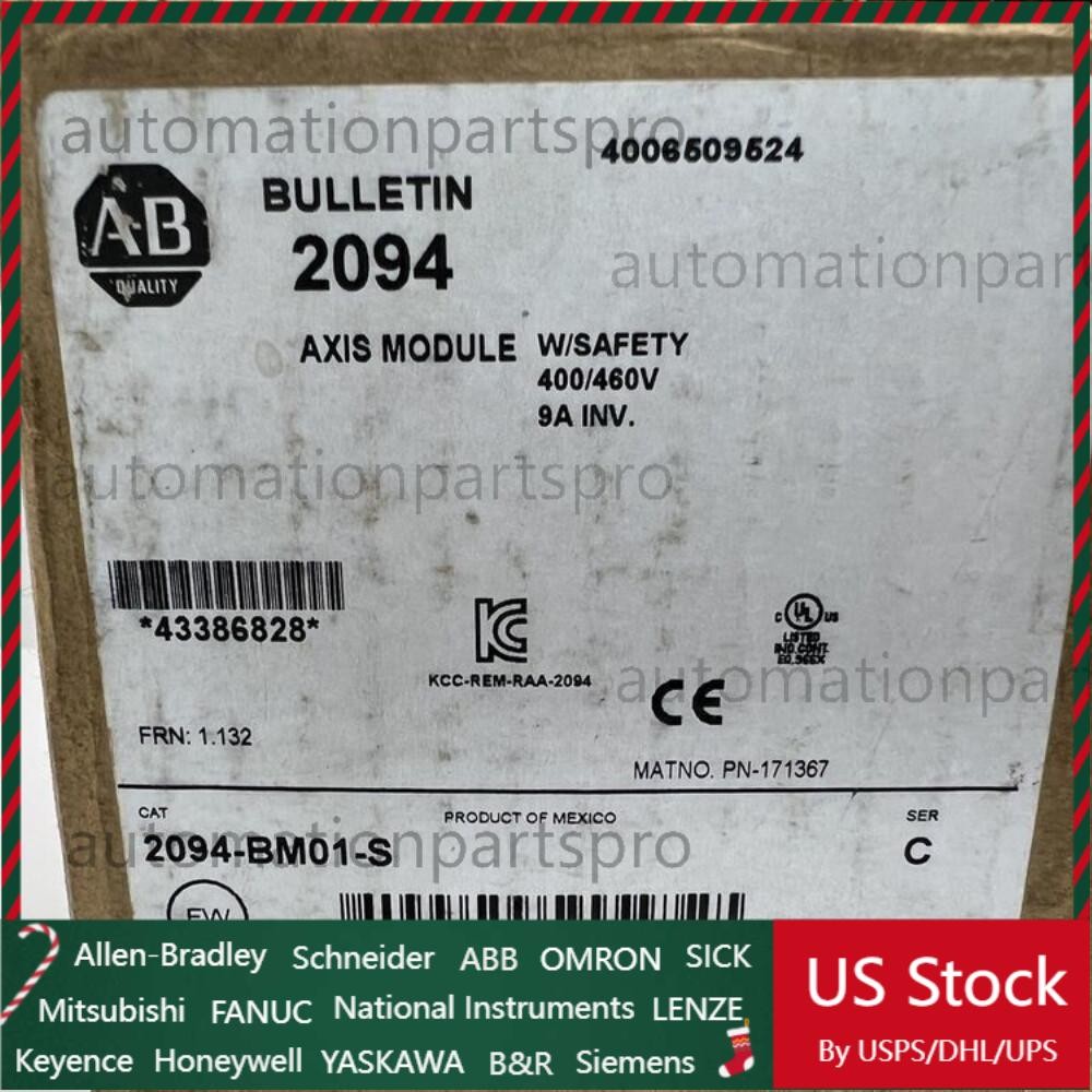 AB 2094-BM01-S /C Kinetix 6000 Axis Module 400/460V 9A new in box US Free Tax