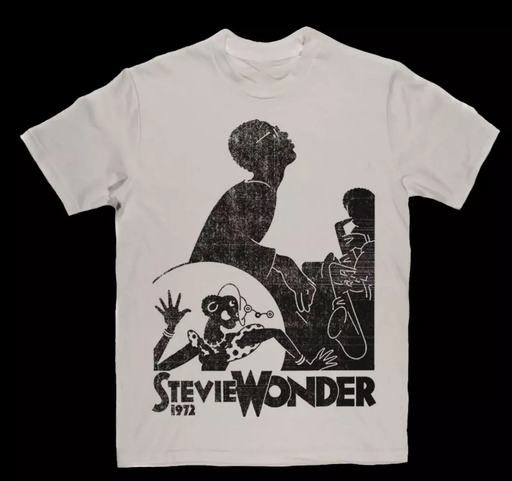 Talking Book 1972 Stevie Wonder Shirt Short Sleeve White Unisex S-5XL BO2886
