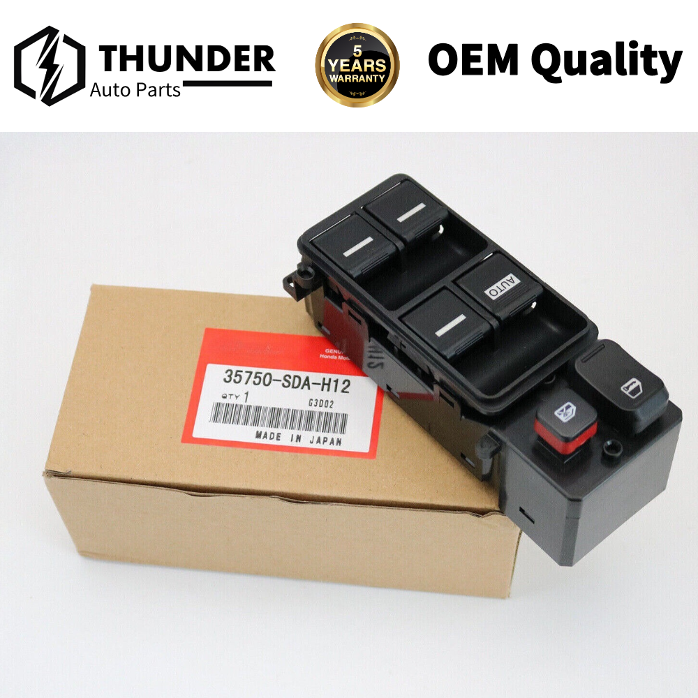 NEW Driver Side Master Power Window Switch For 2003-07 Honda Accord Sedan 4-Door