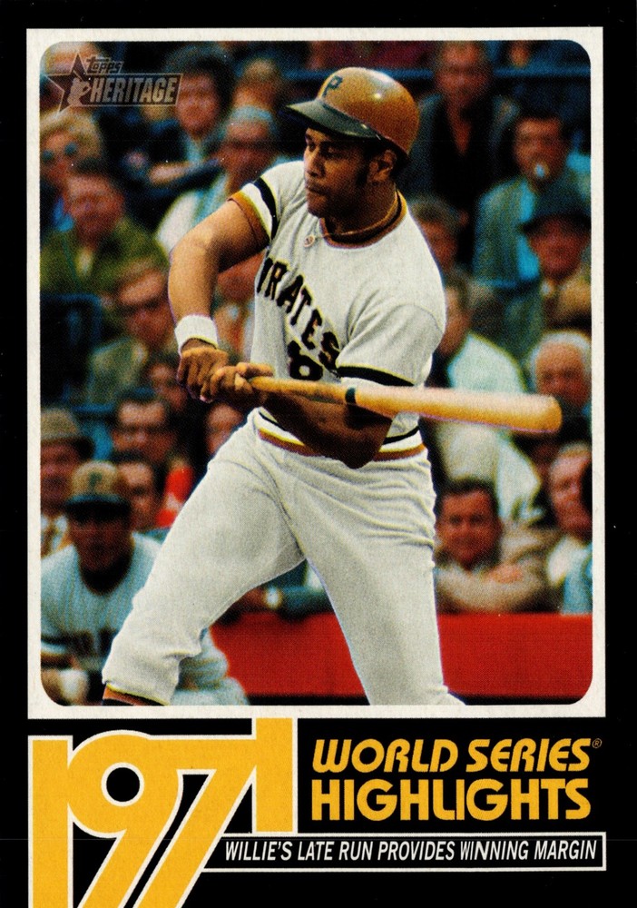 Willie Stargell 1971 World Series Highlights 2020 Topps Heritage Pirates #WSH-8