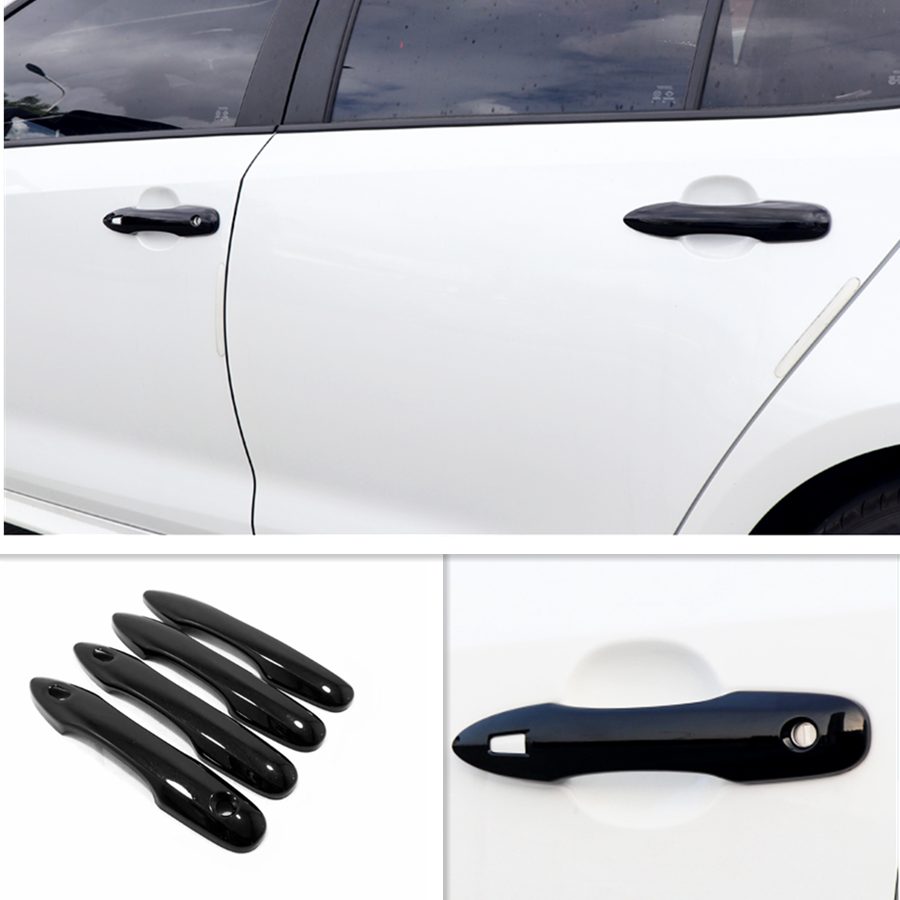 For Toyota Corolla Cross 2022 Bright black Front Door Handles Cover Trim 4PCS