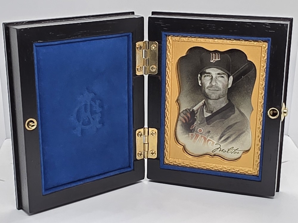 2025 Topps Allen & Ginter Paul Molitor 1/1 Daguerreotype Book Card HOF 3000 Hits
