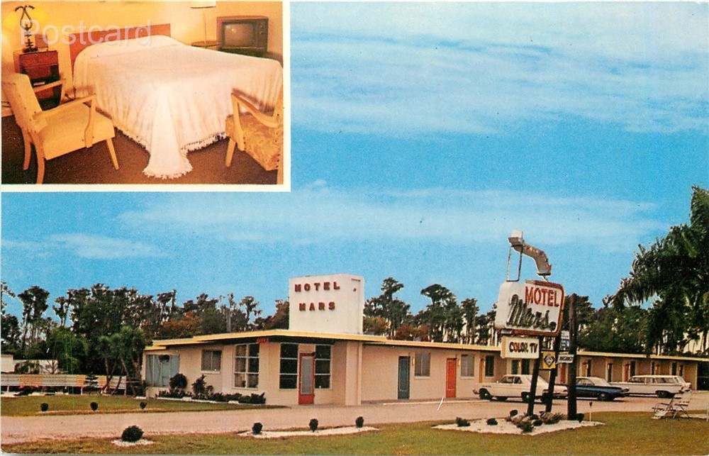 FL, Sebring, Florida, Motel Mars, Multi View, Dexter Press No. 46985-C