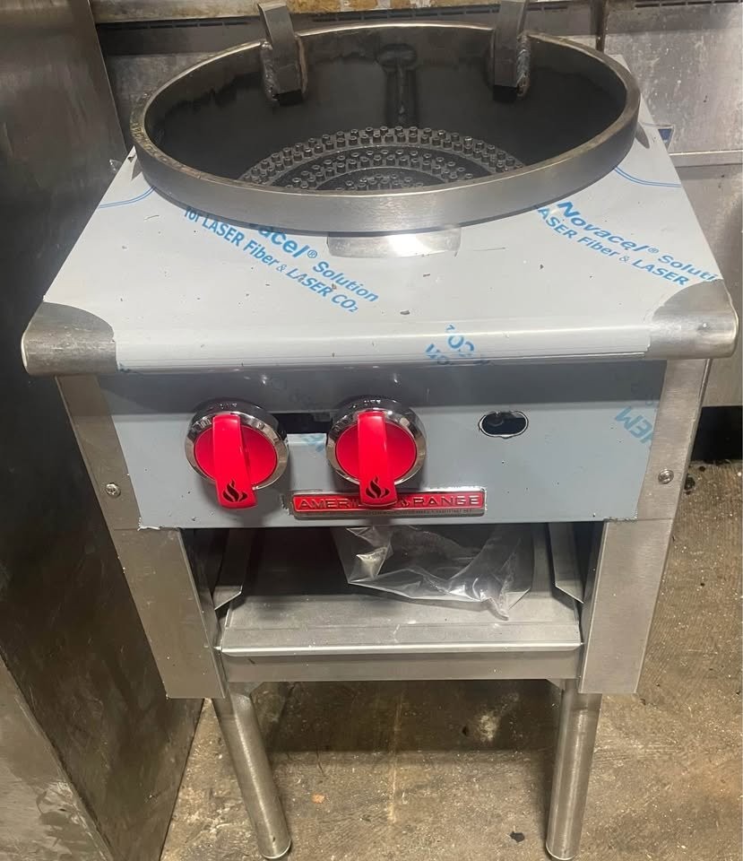 Wok 18”x21”x34” American range commercial restaurant bar equipment